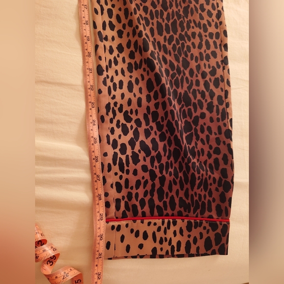 NWT Animal Print GOOD AMERICAN Cropped Pajama Top + Drawstring Pants S / 1 SET - Picture 16 of 16